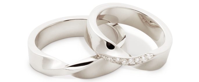 INFINITO - Ouro Branco 18 Kilates