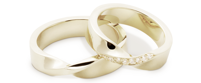 INFINITO - Ouro Champanhe 18 Kilates