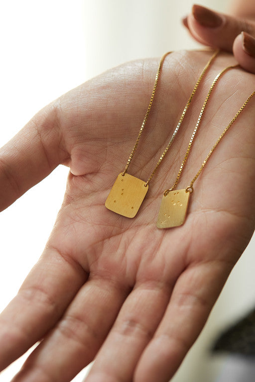 Constelário em Prata 925 com Banho Amarelo