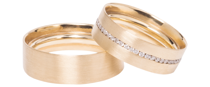 FLUTUANDO - Ouro Amarelo 18 Kilates