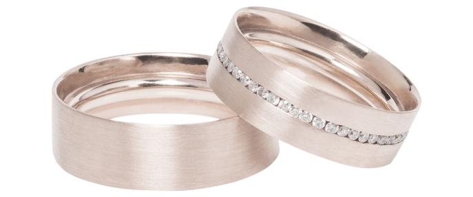 FLUTUANDO - Ouro Champanhe 18 Kilates