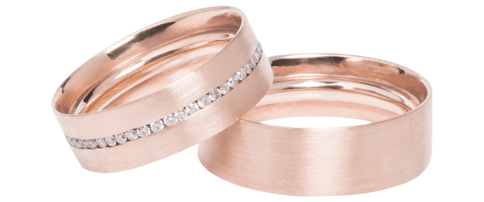 FLUTUANDO - Ouro Rosa 18 Kilates